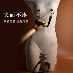 性感SM夹阴,乳夹绑带套装