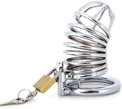 Male Stainless Steel Chastity Device Cock Cage - Sex Toys & Adult Toys | XtoySmart Canada