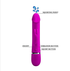 PrettyLove Henry Squirting Rabbit Vibrator USB Rechargeable - Sex Toys & Adult Toys | XtoySmart Canada