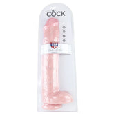King Cock 15 Inch Cock with Balls in Light