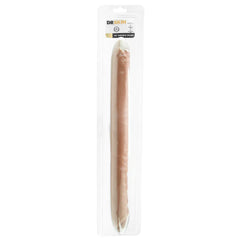 Dr. Skin 18 Inch Double Ended Dildo in Mocha