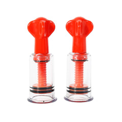 Twistie Adjustable Rotating Nipple Suckers (Pair) – 3 Colors Available | 4.1" Vacuum Suction Cups