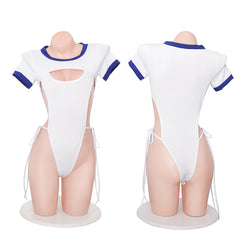 Plus Size Sporty Open Crotch Bodysuit – BBW Friendly Sexy Athletic Lingerie