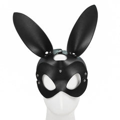 Sexy Leather Bunny Mask – BDSM Role Play Costume
