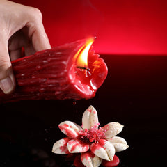 酒红色情趣泪滴蜡烛|低温蜡·亲肤可玩·浪漫调情香氛蜡烛