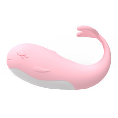 Women’s Remote Control Vibrator – Whale-Shaped Wearable Love Egg | Wechat Mini APP Control