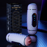 Smart Dual-Entry Counting Masturbator Cup | Heating, Dual Motors & Interactive Voice Experience