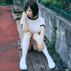 5'2" (158cm) Realistic Sex Doll with Silicone Head & TPE Body – Closed Mouth Athletic Short Hair Beauty
