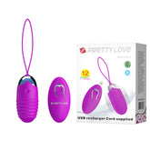 PrettyLove Jessica 12 Vibration Functions Wireless Remote Control Vibrating Egg