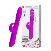 Prettylove Ward 2-1 Rechargeable Rabbit Wand with Rotating & Vibrating Function
