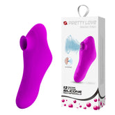 PrettyLove女用12频强力吮吸震动按摩棒|私密快感,轻松掌控
