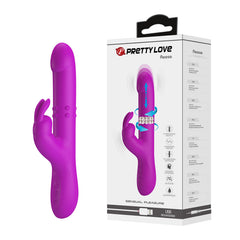 Prettylove Reese 2-1 Rechargeable Rabbit Wand with Rotating & Vibrating Function