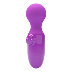 PrettyLove Mini Stick 紫色电池款硅胶迷你按摩棒|AV Wand 便携式成人按摩器
