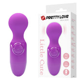 PrettyLove Mini Stick 紫色硅胶迷你按摩棒|AV Wand 便携式成人按摩器