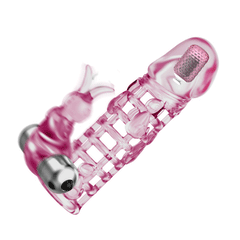 Baile Ultimate Love Double Vibrating Penis Extended Sleeve - Sex Toys & Adult Toys | XtoySmart Canada