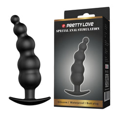 PrettyLove硅胶串珠后庭肛塞