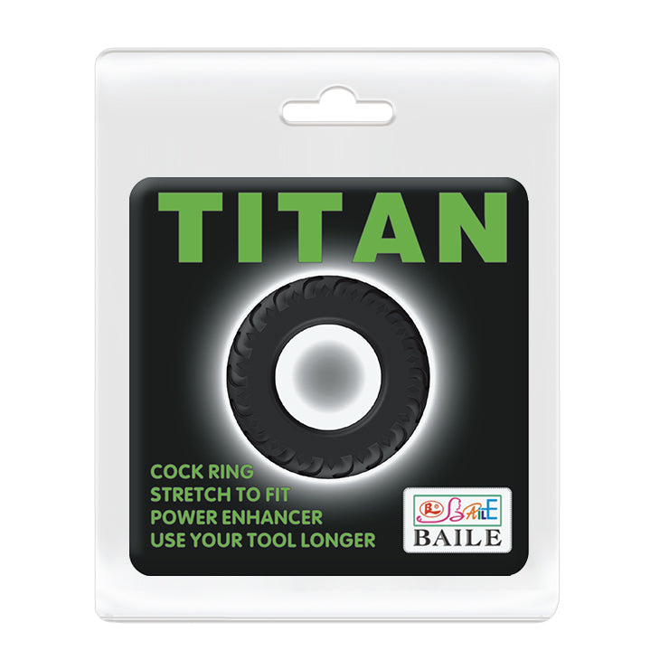 Baile Titan Silicone Cock Ring - Sex Toys & Adult Toys | XtoySmart Canada