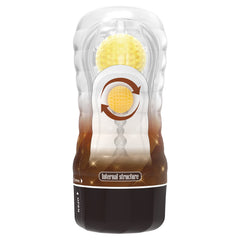 Pretty Love Stellar Vacuum Male Masturbator – Rolling Ball Stroker with Suction Control & Transparent Case (Yellow Edition)