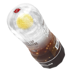 Pretty Love Stellar Vacuum Male Masturbator – Rolling Ball Stroker with Suction Control & Transparent Case (Yellow Edition)