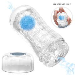 PrettyLove Planet Vacuum Cup Male Masturbator – Rolling Ball Stroker with Suction Control