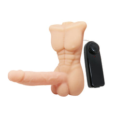 Baile 3D Realistic Silicone Skin Male Body Torso with Multi-speed Vibration -  Sex Toys & Adult Toys | XtoySmart Canada