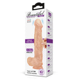 Baile 10.2 Inch Lifelike Vibrating Dildo with Suction Cup in Flesh