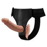 百乐女用皮裤双头阳具 | TPR材质