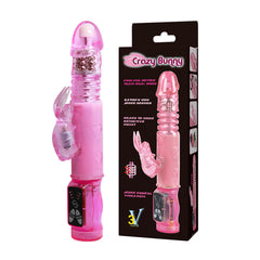 Baile Crazy Bunny Rabbit Vibrator with Rotation & Thrusting Functions