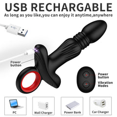 Hgod Paul Prostate Massager – Remote-Controlled Vibrating Anal Plug for Men