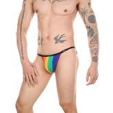 【夏日限定】男士性感潮流彩绘丁字裤 - 透气舒适三角内裤