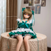 88厘米碧眼二次元全TPE迷你实体娃娃|仿真萝莉手办款