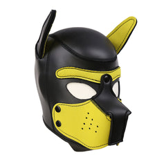Puppy Play Dog Hood Mask – SM Roleplay Headgear | 3 Colors | Fetish Costume Accessory