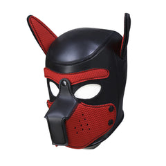 Puppy Play Dog Hood Mask – SM Roleplay Headgear | 3 Colors | Fetish Costume Accessory