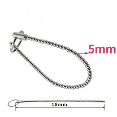 Stainless Steel Penis Plug Urethral Dilation Stick Stimulate