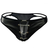 「暗夜锋芒」日系男士金属拉链三角内裤