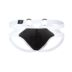 Men’s Sexy Black Low-Rise Thong | Stretchy Nylon | Party & Daily Wear