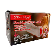 Forbidden Fruits Double-Headed Lucia 3D Vagina & Oral Pocket Pussy - Sex Toys & Adult Toys | XtoySmart Canada