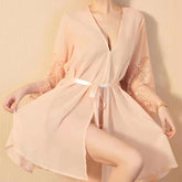 Happy Sex Pink Bathrobe+ Panty Babydoll Nightwear Set One Size - Sex Toys & Adult Toys | XtoySmart Canada