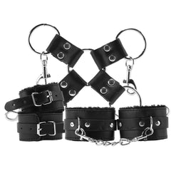Intermediate Bondage Kit in Black - Sex Toys & Adult Toys | XtoySmart Canada
