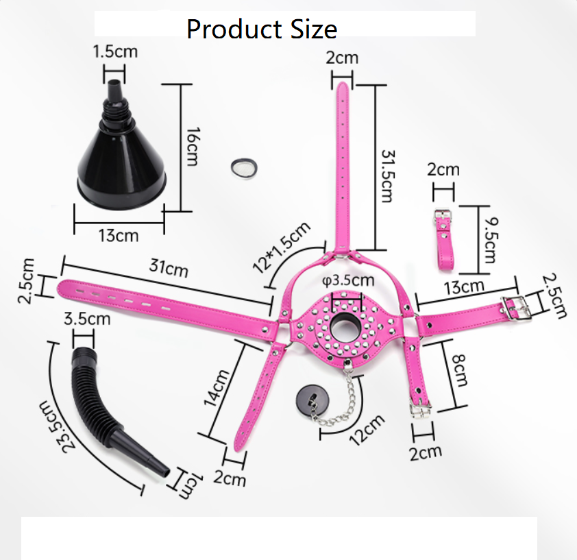 BDSM惩罚调情漏斗贯通口塞