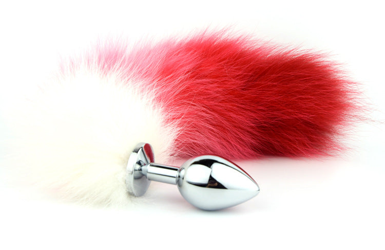 Dip Dye Foxes Tail Anal Butt Plug in Red(Two Sizes Available) -  Sex Toys & Adult Toys | XtoySmart Canada