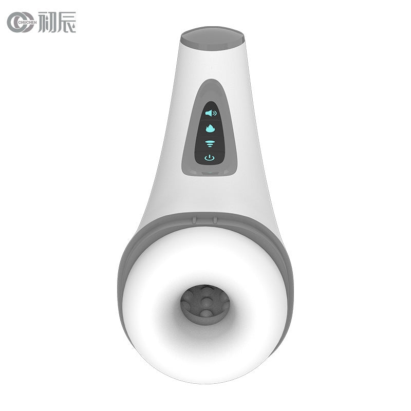 Automatic Blowjob Masturbators Cup Stroker with 7 Modes Vibration & 3 Suction(Heating🔥 & Voice♫ Function)