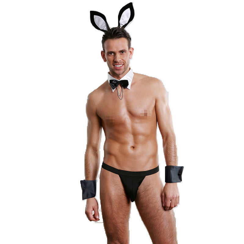 Men Sexy Bunny Rabbit Cosplay Lingerie Suits