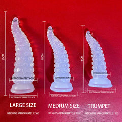 Silicone Dragon Tail Plug | Fantasy Tail Design Adult Toy with Textured Ring Details | 3 Sizes Available