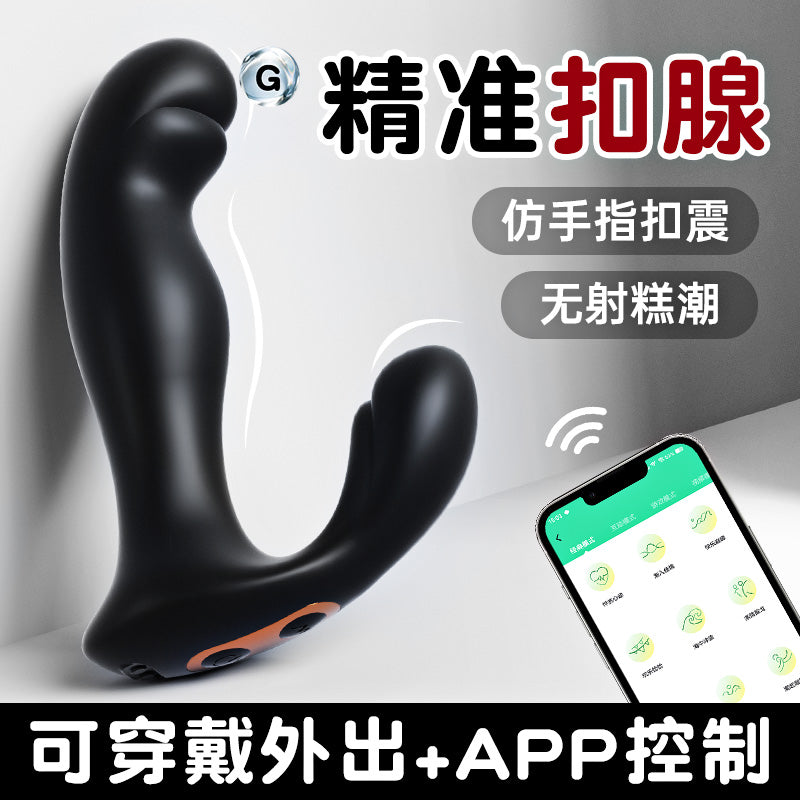 APP Control 10 Vibration Functions Anal Vibrator Prostate Massager