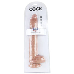 King Cock 14" Cock with Balls in Tan -  Sex Toys & Adult Toys | XtoySmart Canada