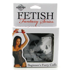 Fetish Fantasy Beginner's Furry Cuffs in Black -  Sex Toys & Adult Toys | XtoySmart Canada