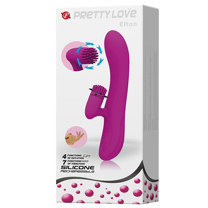 PrettyLove Elton Rechargeable Rabbit Vibrator -  Sex Toys & Adult Toys | XtoySmart Canada