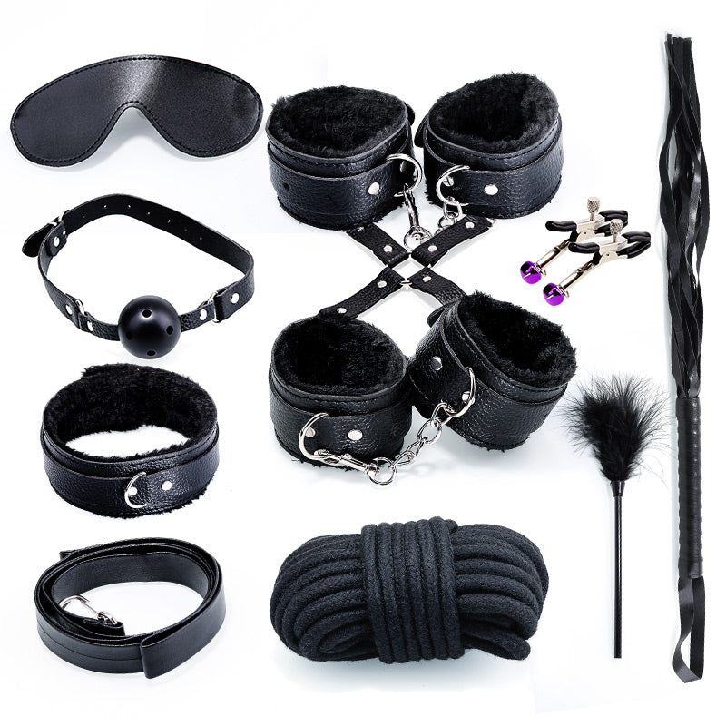 SM Bundle Bondage Suit Plush 10 Piece Set