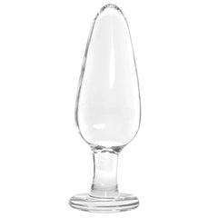 Icicles No. 26 Glass Plug in Clear -  Sex Toys & Adult Toys | XtoySmart Canada